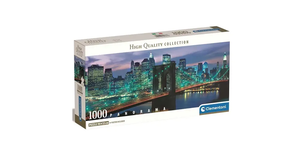 Azonnal elérhető Brooklyn híd 1000 db-os panoráma puzzle 98×33 cm – Clementoni