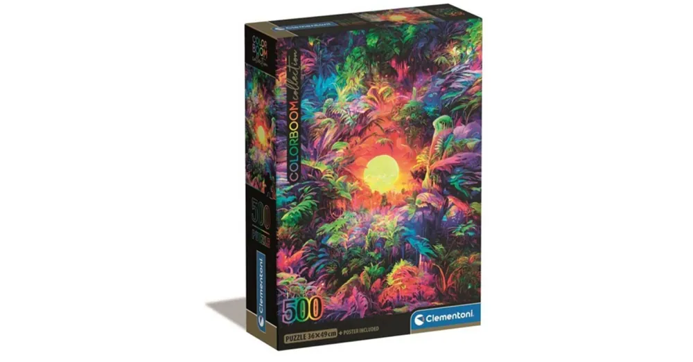 Azonnali szállítás Colorboom Collection Pszichedelikus 500 db-os Compact puzzle – Clementoni