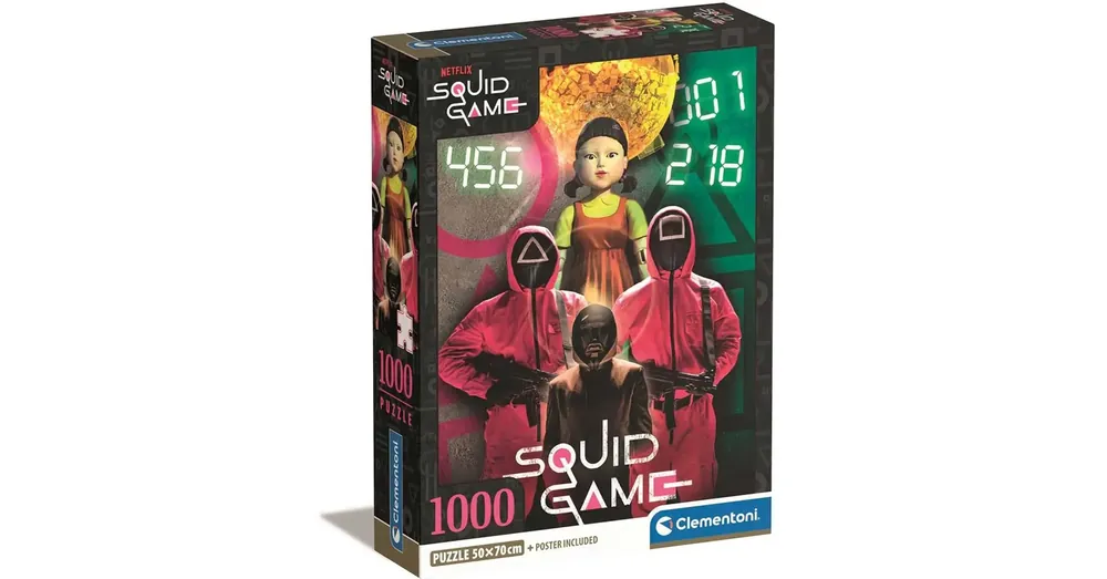 Squid Game Nyerd meg az életed 1000 db-os puzzle 70×50 cm – Clementoni Olcsó