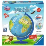 Földgömb puzzle a világ állataival 180 db-os – Ravensburger Árengedmény