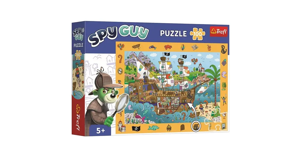 Csak ma Spy Guy 100 db-os puzzle Kalózhajó – Trefl
