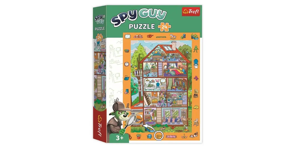Biztonságos vásárlás Spy Guy 24 db-os puzzle Nyomozás a házban – Trefl