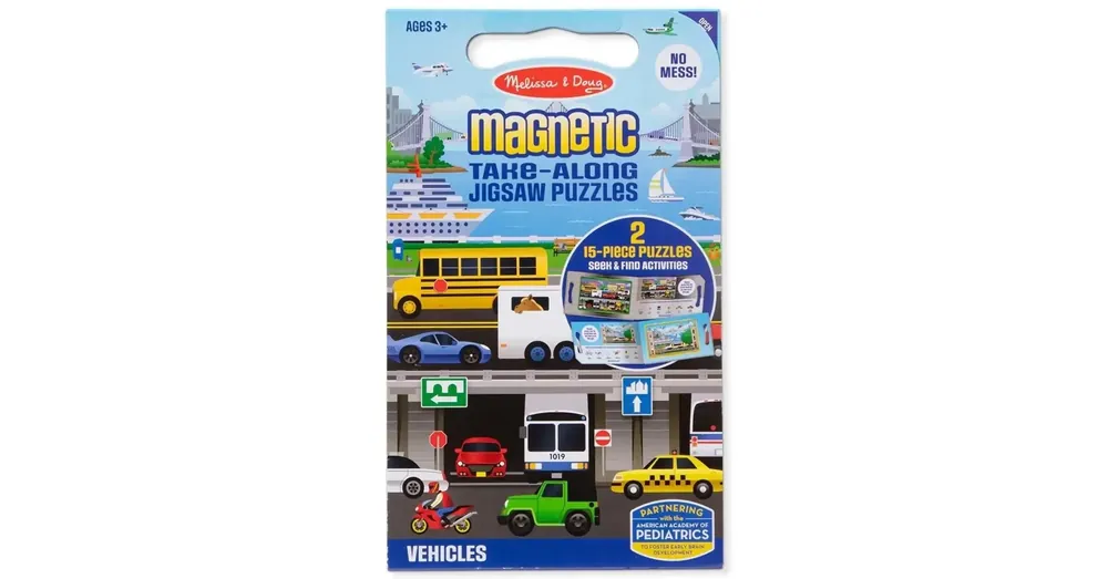 Biztonságos fizetés Járművek mágneses puzzle szett – Melissa Doug