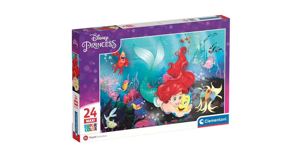 A kis hableány 24 db-os maxi supercolor puzzle – Clementoni Ajánlat