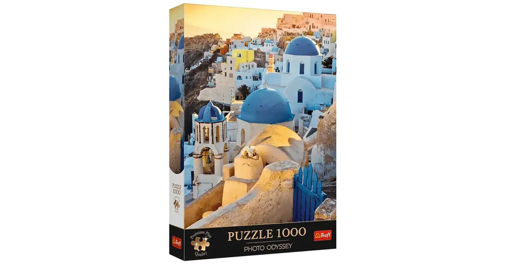 Santorini, Görögország 1000 db-os prémium puzzle – Trefl Népszerű