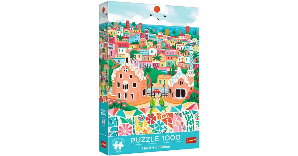 Nézd meg most A színek művészete, Barcelona 1000 db-os prémium puzzle – Trefl