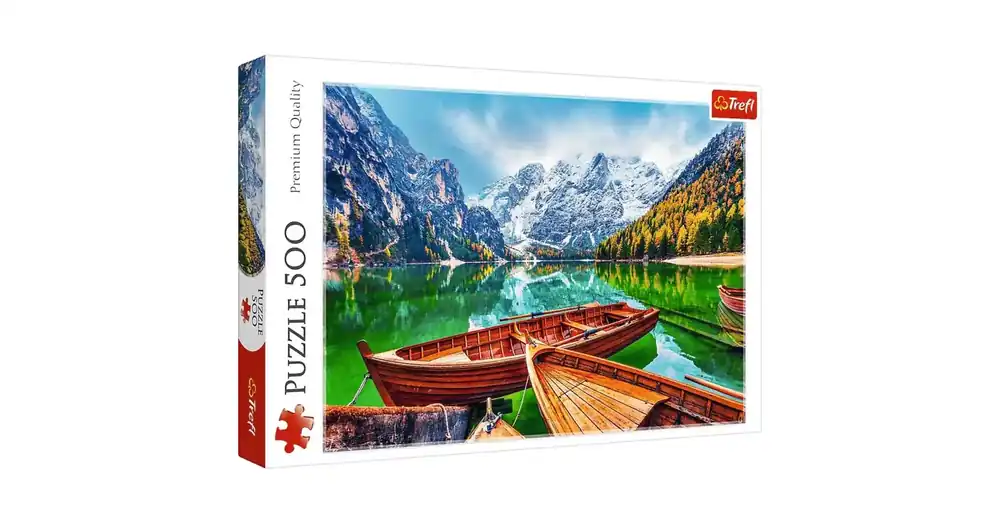 Braies-tó, Olaszország 500 db-os puzzle – Trefl Népszerű