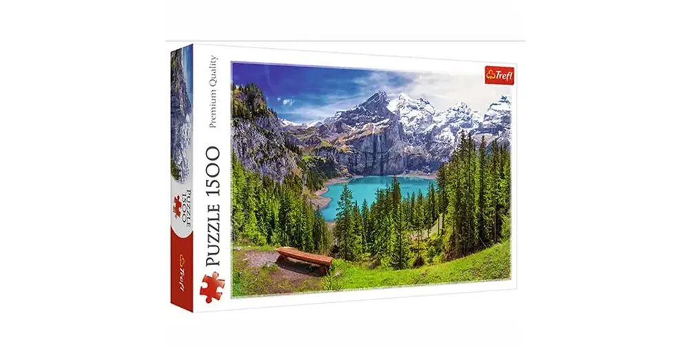 Oeschinen-tó Alpok, Svájc 1500 db-os prémium puzzle – Trefl Szezonális akció