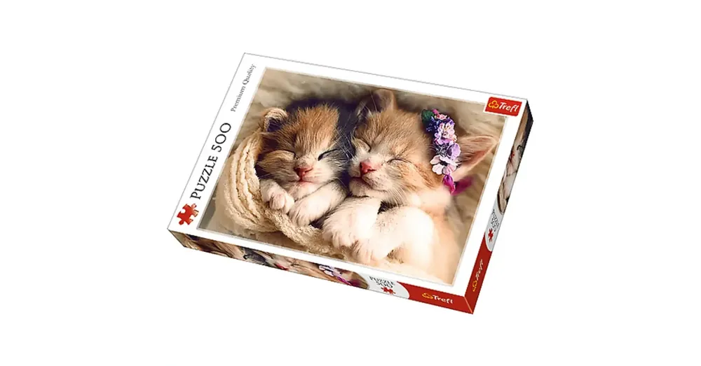 Alacsony ár Alvó kiscicák 500 db-os prémium puzzle – Trefl