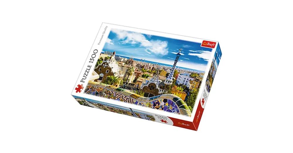 Park Güell, Barcelona 1500 db-os puzzle – Trefl Legnépszerűbb