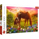 Akciós ár Lovak a réten 500 db-os puzzle – Trefl