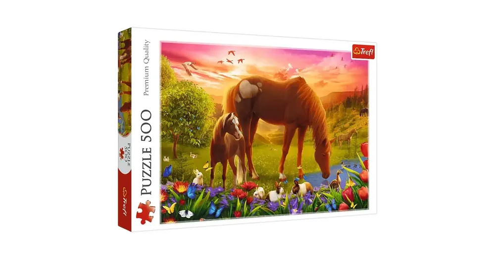 Akciós ár Lovak a réten 500 db-os puzzle – Trefl