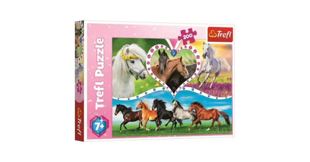 Gyönyörű lovak 200 db-os puzzle – Trefl Prémium