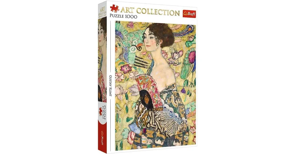 Gyors szállítás Gustav Klimt A hölgy legyezővel 1000 db-os puzzle – Trefl