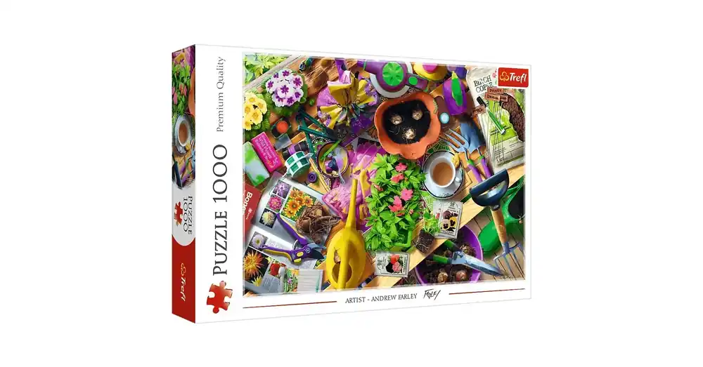 A kert rendbetétele 1000 db-os puzzle – Trefl Azonnali szállítás