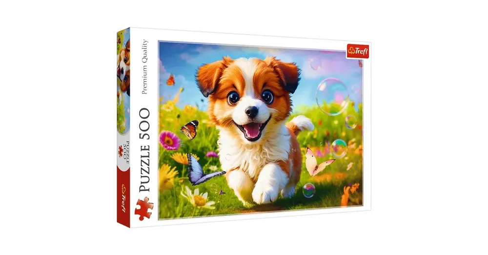Boldog kölyökkutya 500 db-os puzzle – Trefl Nézd meg most