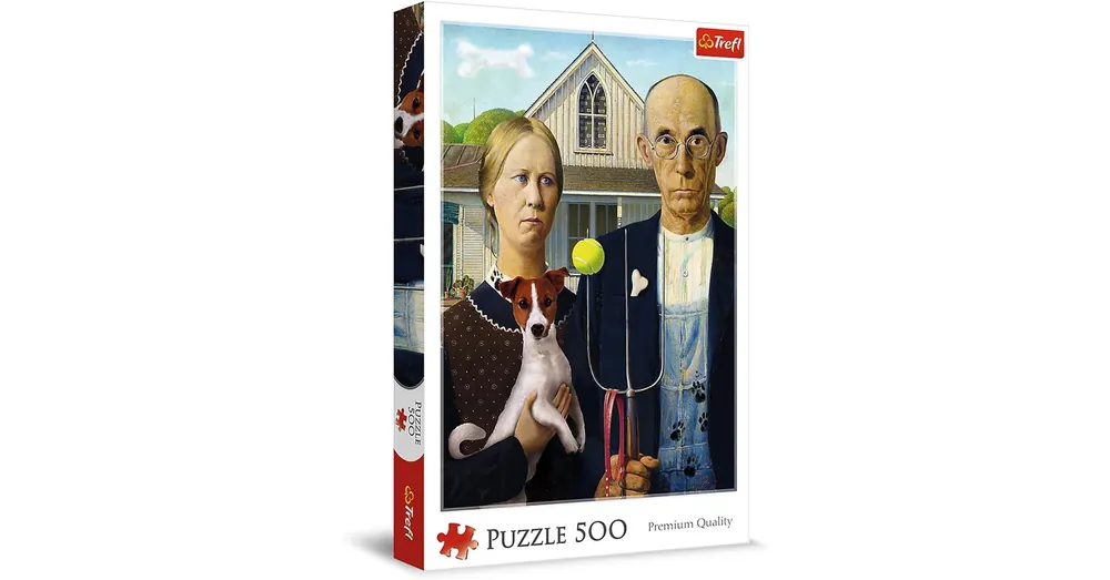 American Gothic Kutya kiadás 500 db-os puzzle – Trefl Nézd meg most
