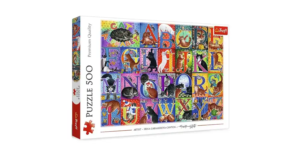 Macskás ábécé 500 db-os puzzle – Trefl Árcsökkenés