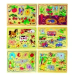 Kiárusítás Fa puzzle fogást segítő szegeccsel ellátva – Woodyland