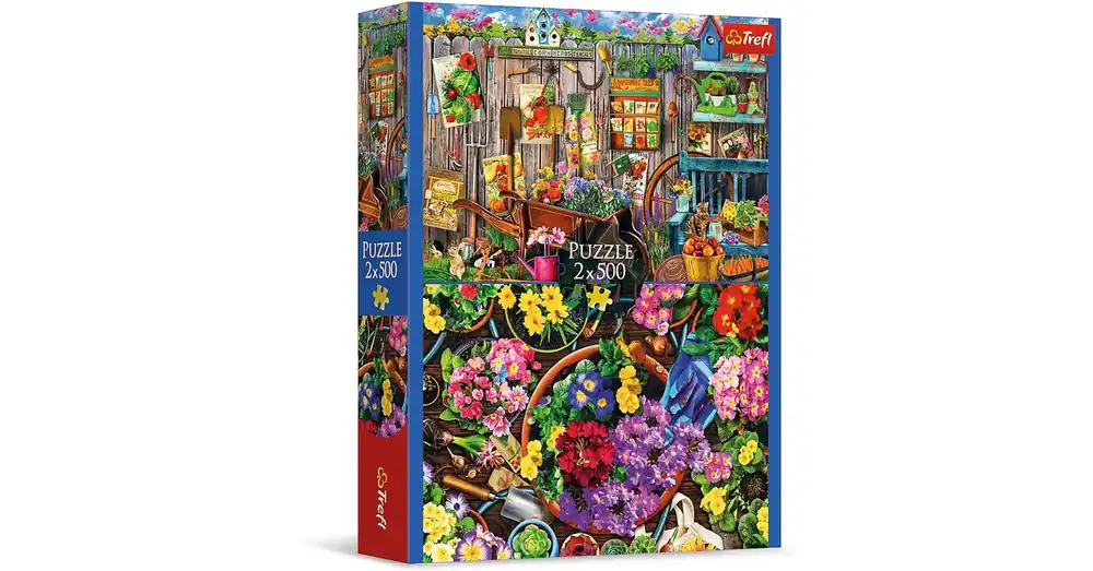 Vedd meg online Munka a kertben 2×500 db-os puzzle – Trefl