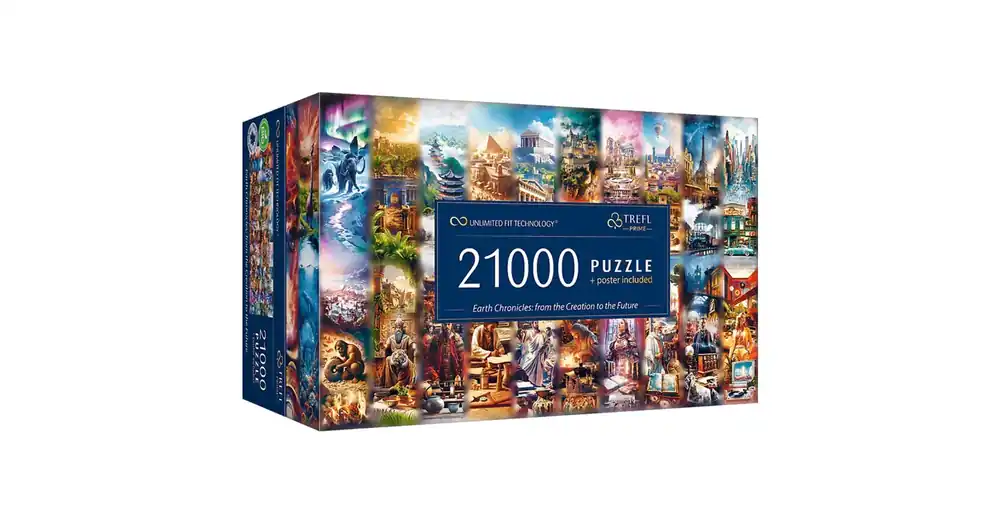 A föld krónikája Teremtéstől a jövőig 21000 db-os puzzle – Trefl Exkluzív ajánlat