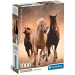 Vágtázó lovak HQC 1000 db-os puzzle poszterrel – Clementoni Utolsó esély