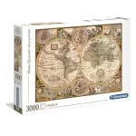 Szezonális akció Antik világtérkép HQC 3000 db-os puzzle – Clementoni