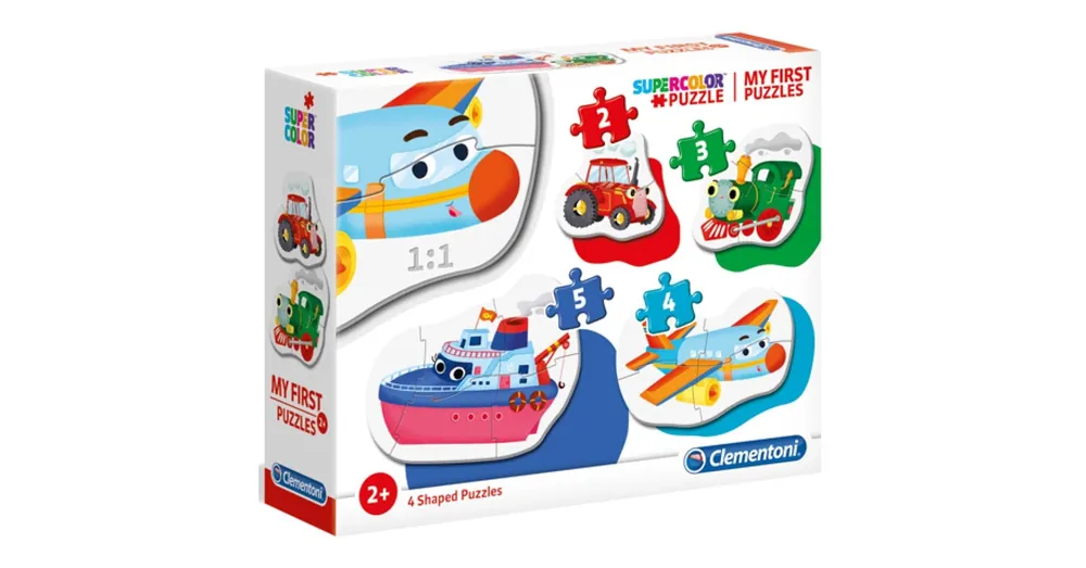 Járművek 4 az 1-ben Supercolor formapuzzle – Clementoni Akciós ár