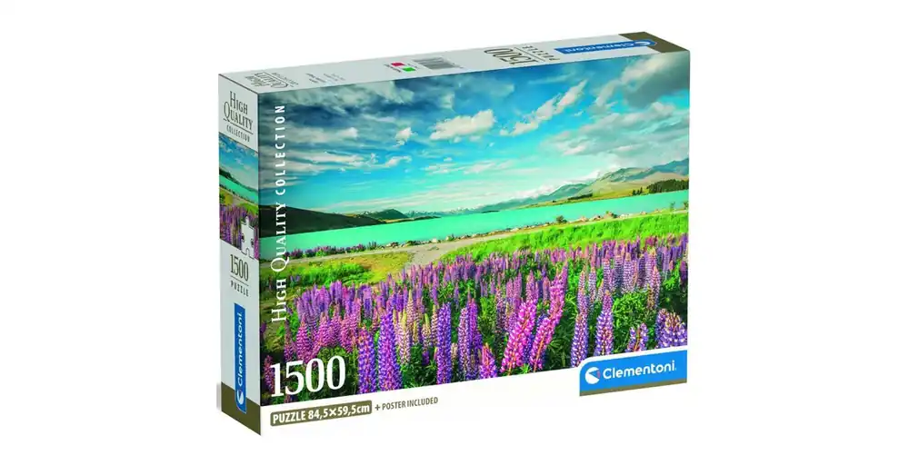 Tekapo-tó Új-Zéland HQC 1500 darabos puzzle – Clementoni Olcsóbb