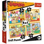 Végkiárusítás Garfield történetei 4az1-ben puzzle szett – Trefl