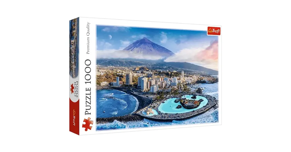 Szuper akció Tenerife városa, Spanyolország 1000 db-os HQ puzzle kirakó – Trefl