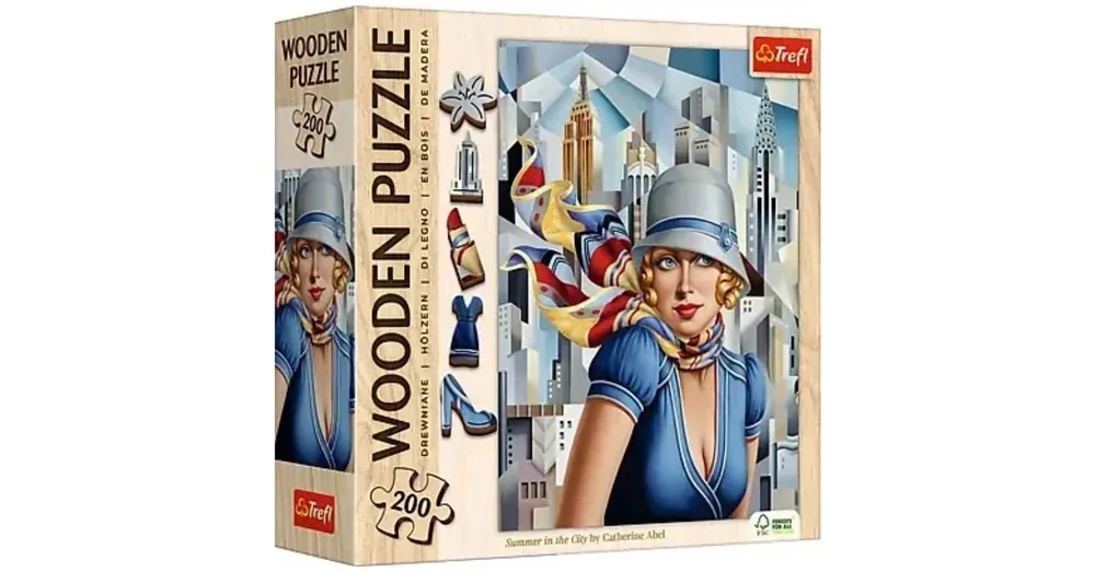 Bestseller Catherine Abel Summer in the City 200 db-os fa puzzle – Trefl