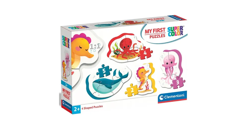 Legnépszerűbb MyFirst Puzzle 4 az 1-ben víz alatti állatok Supercolor bébi puzzle – Clementoni