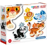 Vadállatok 4 az 1-ben Supercolor formapuzzle – Clementoni Biztonságos vásárlás