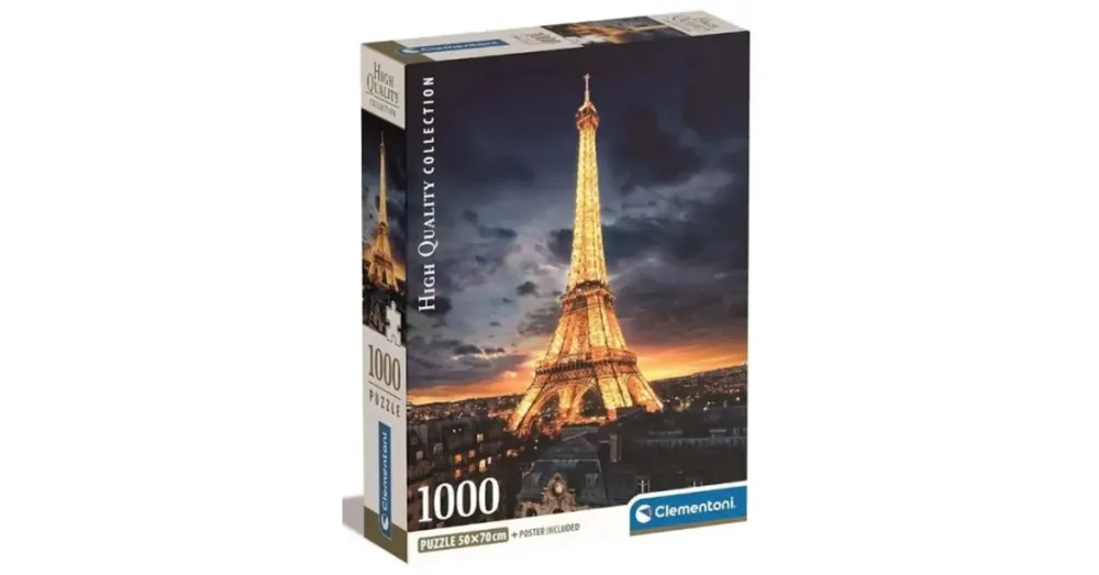 Eiffel torony HQC 1000 db-os puzzle poszterrel – Clementoni Kihagyhatatlan ajánlat