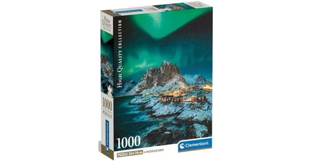 Lofoten szigetek HQC 1000 db-os puzzle poszterrel – Clementoni Végkiárusítás