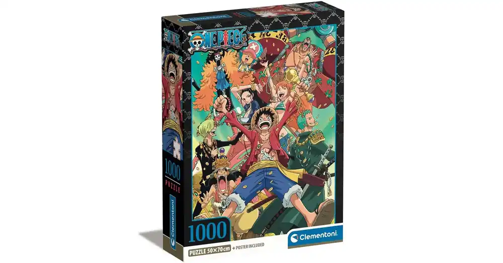 One Piece anime 1000 db-os compact puzzle 50×70 cm – Clementoni Ne maradj le