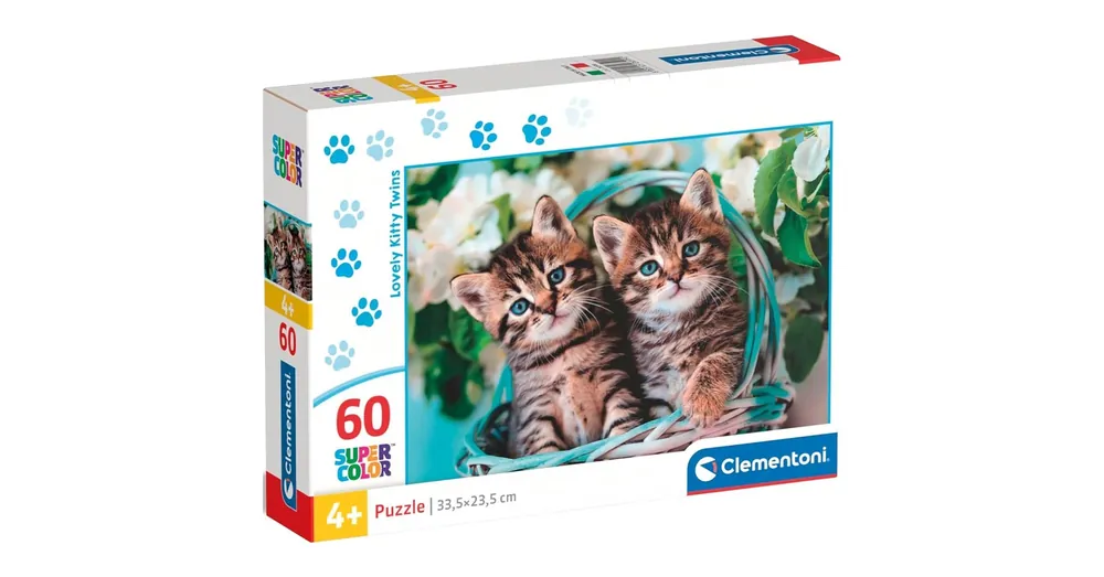 Cuki cicák 60 db-os supercolor puzzle – Clementoni Expressz szállítás
