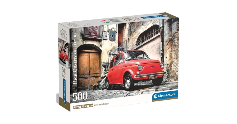 Végkiárusítás HQC Fiat 500 500 db-os puzzle – Clementoni