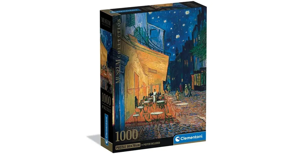 Museum Collection Van Gogh – Kávézó terasz éjjel 1000 db-os puzzle poszterrel – Clementoni Kedvezményes ár