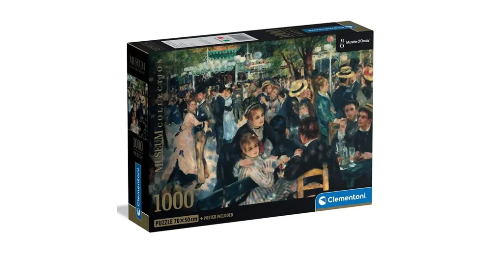 Museum Collection Renoir – Bál a Moulin de la Galette-ben 1000 db-os puzzle poszterrel – Clementoni Vásárlói kedvenc