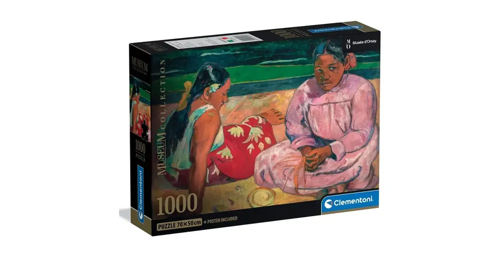 Museum Collection Gauguin – Tahiti nők a tengerparton 1000 db-os puzzle poszterrel – Clementoni Azonnal elérhető