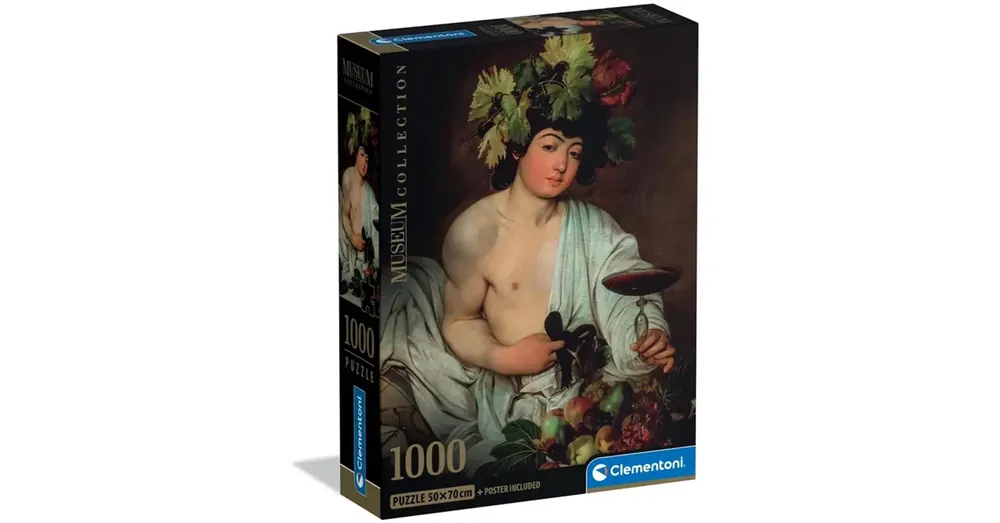 Alacsony ár Museum Collection Caravaggio – Bacchus 1000 db-os puzzle poszterrel – Clementoni