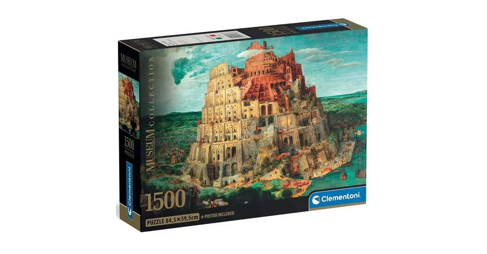Legnépszerűbb Museum Collection Bábel torony 1500 darabos compact puzzle – Clementoni