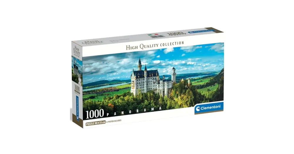 Neuschwansteini kastély HQC 1000 db-os panoráma puzzle – Clementoni Expressz szállítás