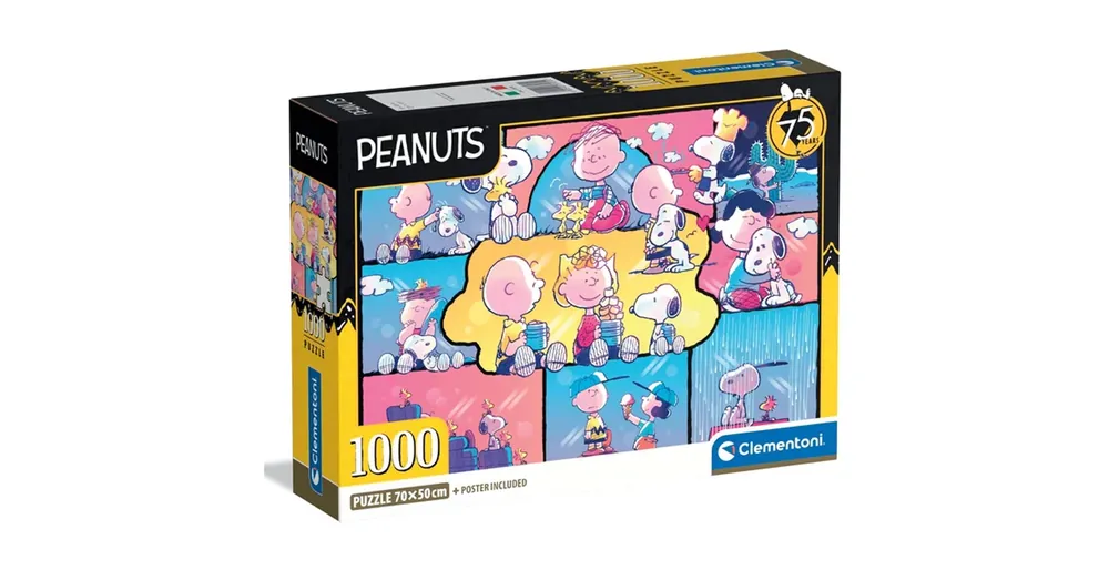 Peanuts 1000 db-os puzzle poszterrel – Clementoni Prémium
