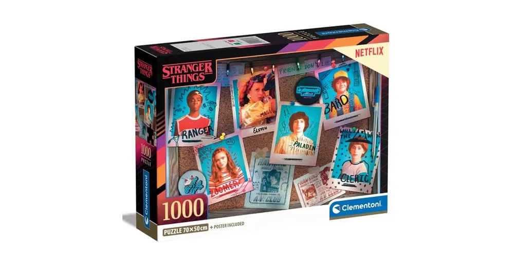 Vásárlói kedvenc Stranger Things 1000 db-os puzzle poszterrel – Clementoni