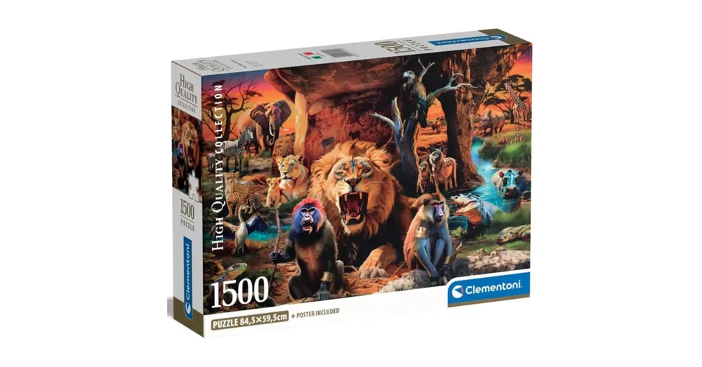 Azonnali szállítás Állatok compact 1000 db-os puzzle – Clementoni