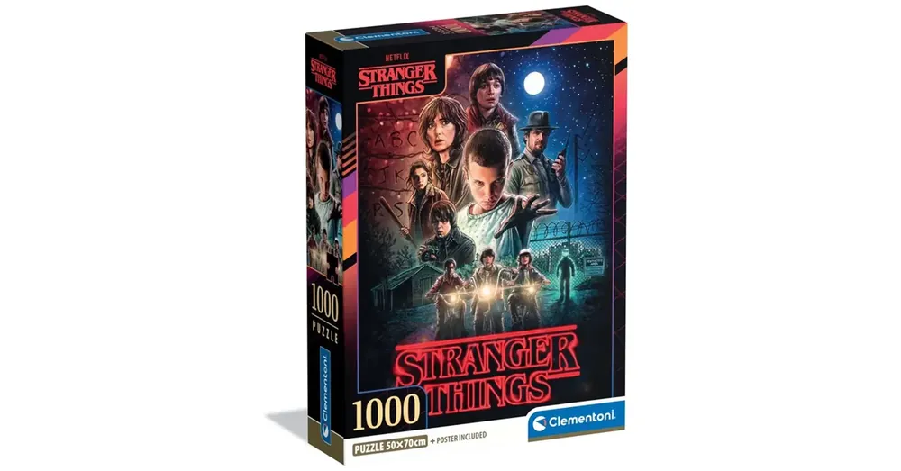 Népszerű Stranger Things 1. évad 1000 db-os puzzle poszterrel – Clementoni