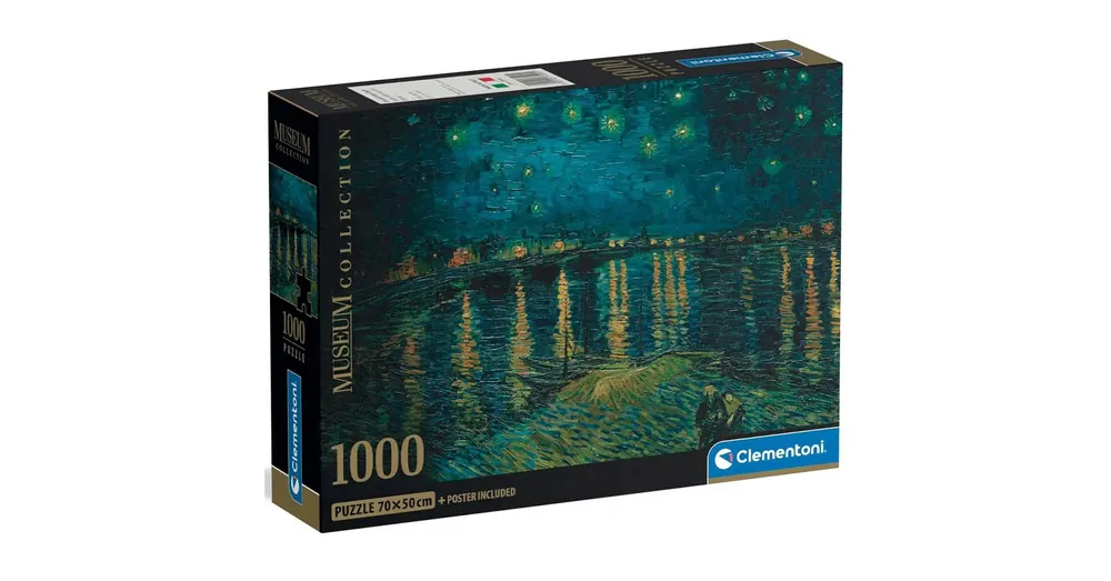 Museum Collection Van Gogh – Csillagos éjszaka 1000 db-os HQC compact puzzle – Clementoni Szuper akció